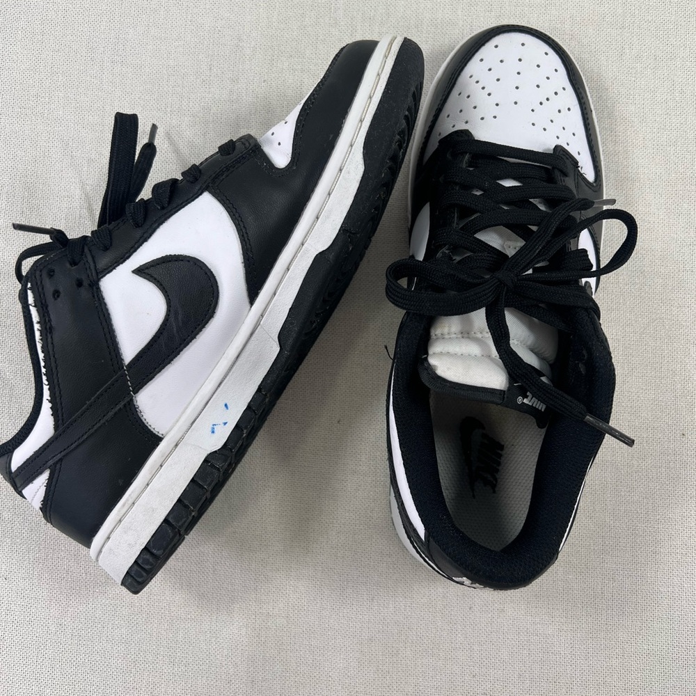 Nike Dunk Low Retro "Panda" White & Black, women’s size 8.5